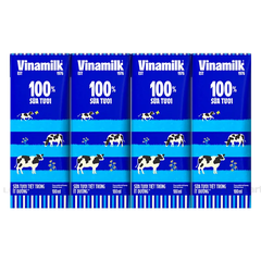 Sữa Vinamilk 100% ít đường 180ml