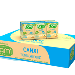 Sữa đậu nành Fami Canxi có đường 200ml