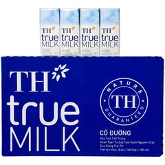 Sữa TH true milk có đường 180ml