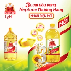 Dầu ăn thượng hạng Neptune Light Chai 2L