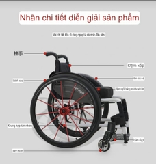 Xe Lăn Thể Thao Cao Cấp, Xe Lăn Cho Người Khuyết Tật