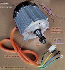 Động Cơ Xe Điên 3 Bánh, 4 Bánh Chạy Điện 48V-60V-72V