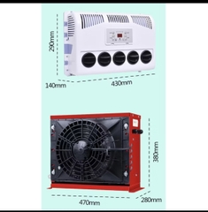 Điều Hoà 2 Cục Chạy Điên Ắc Quy 24V