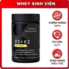 SR - Sports Research D3 + K2 Plant Based