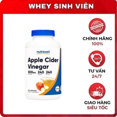 Nutricost Apple Cider Vinegar 500mg - 240 viên