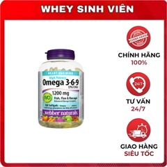 Webber Naturals Omega 3-6-9 (1200mg) - 180 viên