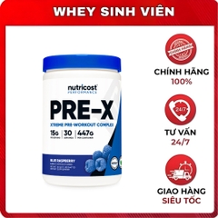 Nutricost PRE X -  300MG CAFFEIN (30 lần dùng)