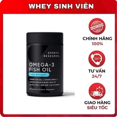 SR Sports Research Omega 3 Fish Oil Triple Strength - 90 viên