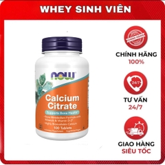 Now Calcium Citrate - 100 viên