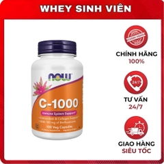 Now Vitamin C -1000 mg with 100mg of Bioflavonoids