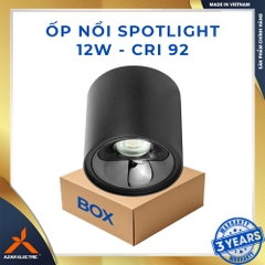 ỐP NỔI SPOTLIGHT 10W - VIỀN ĐEN - BH 3 NĂM
