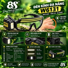 Kính thông minh đa năng W6131 – tích hợp đèn chiếu sáng