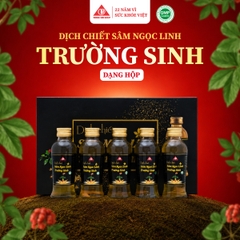 Dịch Chiết Sâm Ngọc Linh Trường Sinh 110ml x 5 chai