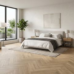 SPC Flooring Tile - Sunfield Timber Herringbone