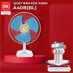 Quạt bàn KDK, màu xanh A40B(BL)