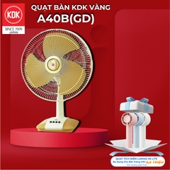 Quạt bàn KDK, màu vàng A40B(GD)