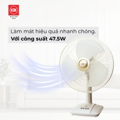 A40B(GY) - Quạt bàn KDK màu xám