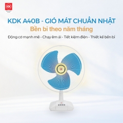 A40B(GY) - Quạt bàn KDK màu xám