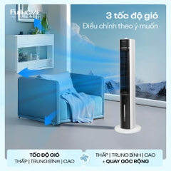Quạt tháp hơi nước cao cấp nhập khẩu FUJIHOME AC-18LM, quạt điều hòa mini lọc ion khử khuẩn