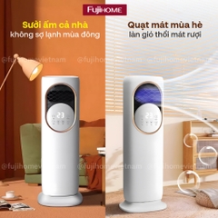 Quạt điều hòa, sưởi ấm và tạo ẩm 4 mùa Fujihome AC01 - Công nghệ nhật, điều khiển cảm ứng