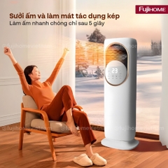 Quạt điều hòa, sưởi ấm và tạo ẩm 4 mùa Fujihome AC01 - Công nghệ nhật, điều khiển cảm ứng