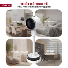 Quạt 4 mùa sưởi ấm làm mát FUJIHOME AC707 phun sương tạo ẩm, quạt điện lọc không khí