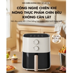 Nồi Chiên Không Dầu 5L Bear AF-4H15K, Công Suất 1500W, Hẹn Giờ- Nhiệt Độ Nấu, Bảo Hành 18 Tháng