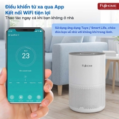 Máy lọc không khí thông minh HEPA H13 nhập khẩu FUJIHOME AP5COMPACT, máy lọc bụi khử mùi diệt khuẩn