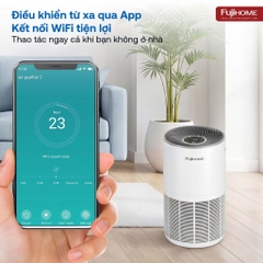 Máy lọc không khí FUJIHOME AP5Grand, màng HEPA lọc bụi mịn, kết nối WIFI điều khiển APP thông minh
