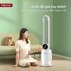 Quạt không cánh tích hợp lọc không khí bằng ion Fujihome BF-03R -động cơ không chổi than-BH 24 tháng