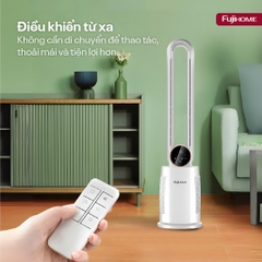 Quạt không cánh tích hợp lọc không khí bằng ion Fujihome BF-03R -động cơ không chổi than-BH 24 tháng