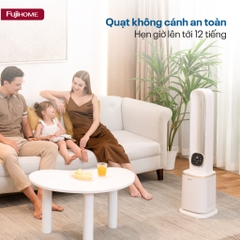 Quạt không cánh lọc không khí HEPA và Ion Fujihome BF-05R-HEPA -động cơ không chổi than- BH 24 tháng