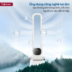 Quạt không cánh lọc không khí HEPA và Ion Fujihome BF-05R-HEPA -động cơ không chổi than- BH 24 tháng