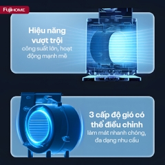 Quạt không cánh lọc không khí HEPA và Ion Fujihome BF-05R-HEPA -động cơ không chổi than- BH 24 tháng