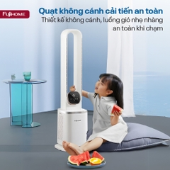 Quạt không cánh lọc không khí HEPA và Ion Fujihome BF-05R-HEPA -động cơ không chổi than- BH 24 tháng
