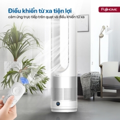 Quạt điện không cánh FUJIHOME BF18 lọc không khí Mini điều khiển từ xa