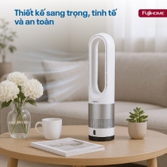 Quạt điện không cánh FUJIHOME BF18 lọc không khí Mini điều khiển từ xa