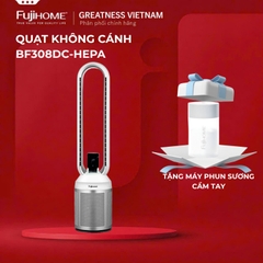Quạt không cánh Fujihome BF308DC HEPA