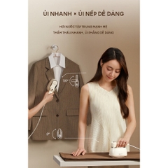 Bàn ủi hơi nước cầm tay Bear DYD-J10Q1, 2 In 1 Ủi nước/ khô nhanh tiết kiệm thời gian, BH 18 Tháng