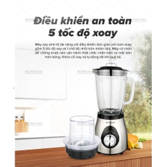Máy xay sinh tố Sharp EM-S155GV-ST