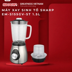 Máy xay sinh tố Sharp EM-S155GV-ST