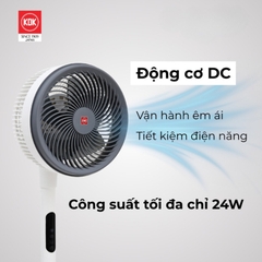 Quạt đứng lửng KDK HL19V (Trắng)