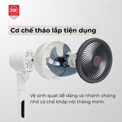 Quạt đứng lửng KDK HL19V (Trắng)
