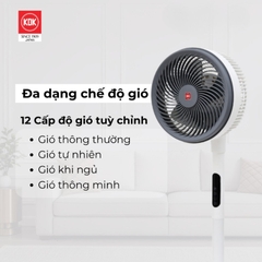 Quạt đứng lửng KDK HL19V (Trắng)