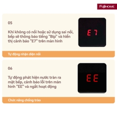 Bếp từ đơn Fujihome IC1391 - 9 mức công suất | an toàn khóa trẻ em | hẹn giờ 3 giờ tiện lợi