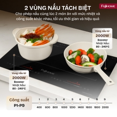 Bếp từ đôi Fujihome IC2622 – Sức mạnh đỉnh cao, công nghệ toàn diện