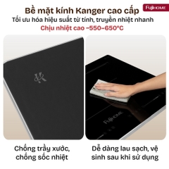 Bếp từ đôi Fujihome IC2622 – Sức mạnh đỉnh cao, công nghệ toàn diện