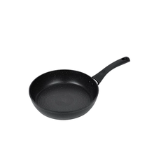 Chảo cao cấp vân đá đen Rock Marble 28cm, dùng cho bếp từ