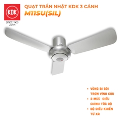 Quạt trần KDK, màu bạc M11SU(SIL)
