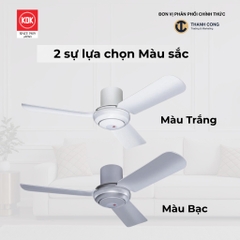 Quạt trần KDK, màu bạc M11SU(SIL)
